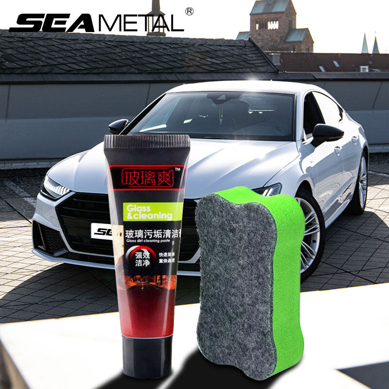 30ML Car Glass Oil Film Paste Remover Strong Decontamination Cleaner Car Maintenance Windshield Cleaning Stain Cleaner